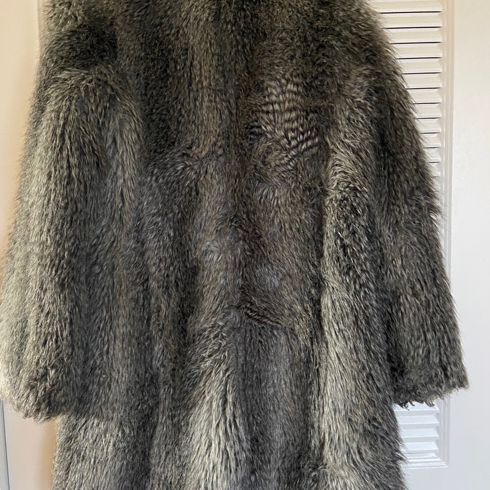 Sisley faux fur mid length jacket